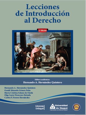 cover image of Lecciones de introducción al derecho. Segunda edición